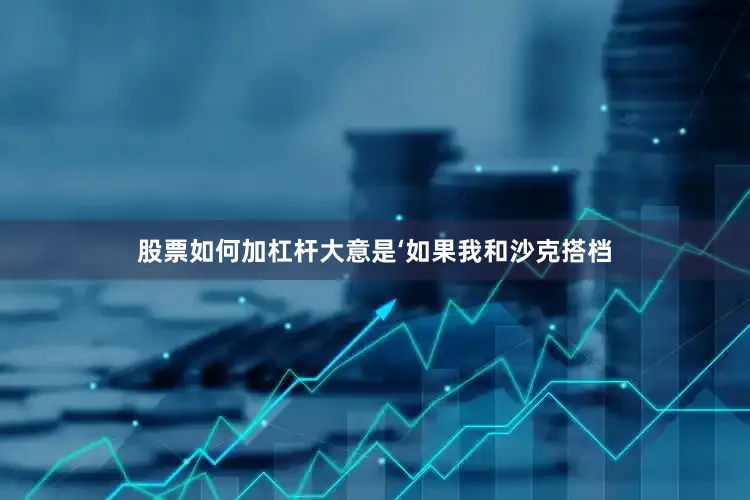 股票如何加杠杆大意是‘如果我和沙克搭档